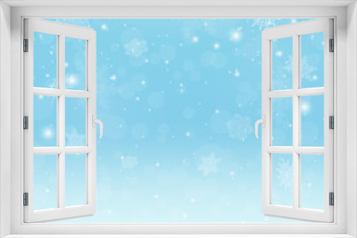 shining effect, abstract background for new year, winter, christmas. snow and snowflakes. Eps 10