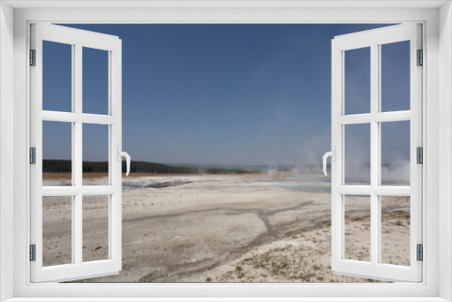 Fototapeta Naklejka Na Ścianę Okno 3D - geyser in park national park