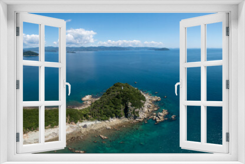 Fototapeta Naklejka Na Ścianę Okno 3D - 来島海峡（しまなみ海道）