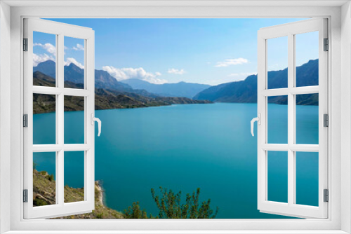 Fototapeta Naklejka Na Ścianę Okno 3D - Irganay lake in Dagestan