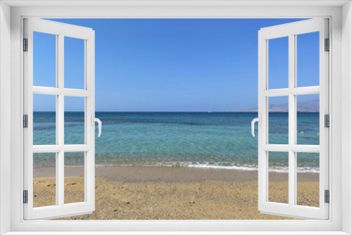 Fototapeta Naklejka Na Ścianę Okno 3D - Beach and sea in Naxos