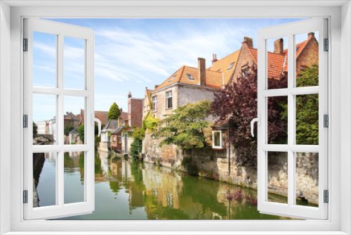 Fototapeta Naklejka Na Ścianę Okno 3D - Historic Centre of Brugge, Belgium