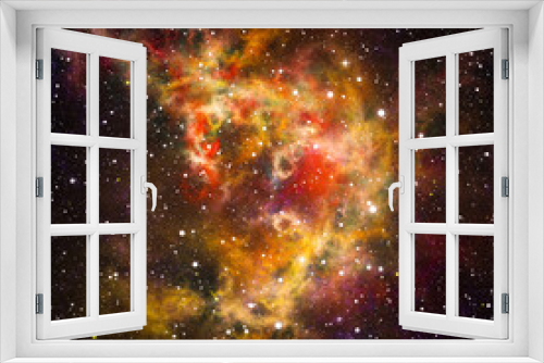 Fototapeta Naklejka Na Ścianę Okno 3D - stars and nebula