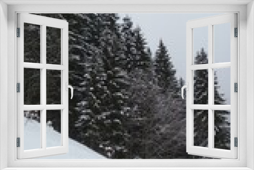 Fototapeta Naklejka Na Ścianę Okno 3D - winter alps