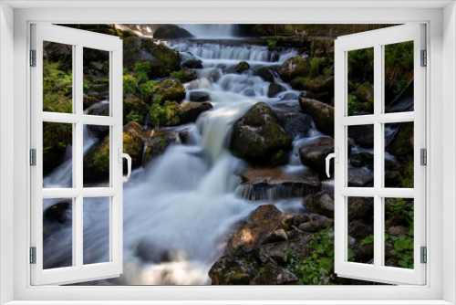Fototapeta Naklejka Na Ścianę Okno 3D - Triberger Wasserfälle