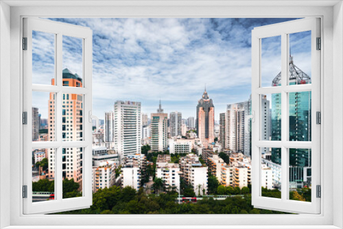 Fototapeta Naklejka Na Ścianę Okno 3D - Urban scenery of Nanning, Guangxi, China