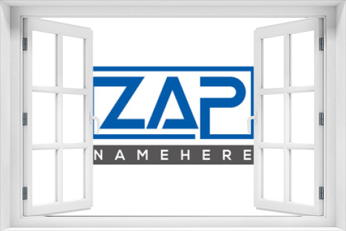 ZAP creative three letters logo