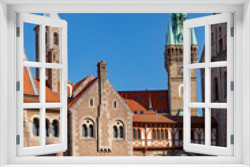 Fototapeta Naklejka Na Ścianę Okno 3D - Burg Dankwarderode in der Altstadt von Braunschweig in Niedersachsen, Deutschland