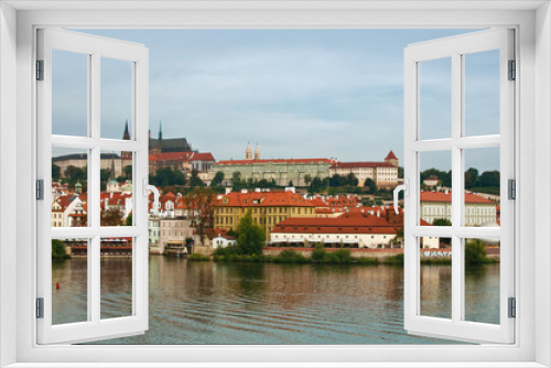 Fototapeta Naklejka Na Ścianę Okno 3D - Prague castle
