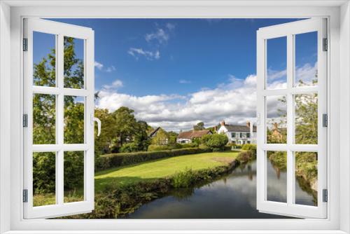 Fototapeta Naklejka Na Ścianę Okno 3D - Idyllic English village of Eardisland, Herefordshire, England