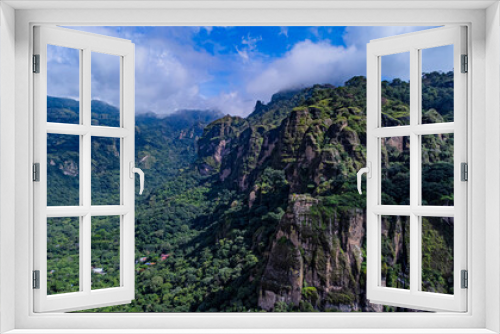 Fototapeta Naklejka Na Ścianę Okno 3D - cerro de tepoztlan