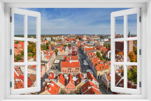 Fototapeta Naklejka Na Ścianę Okno 3D - Olsztyn-miasto na Warmii w północno-wschodniej Polsce	