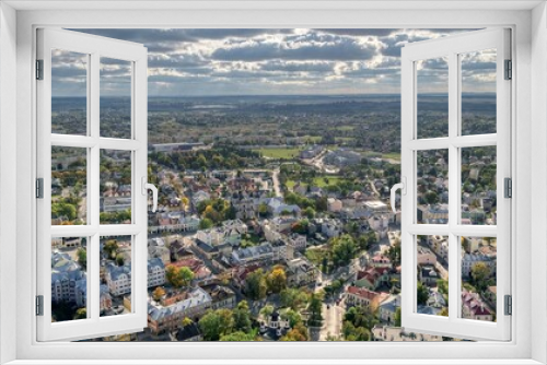 Fototapeta Naklejka Na Ścianę Okno 3D - Panorama miasta Chełm. Początek jesieni.
