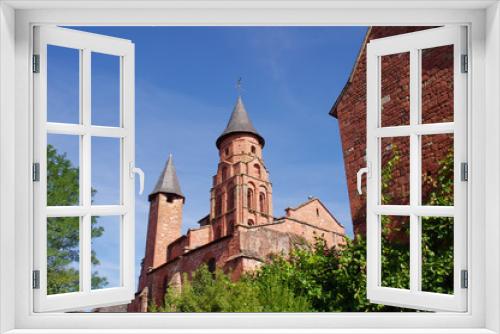 Fototapeta Naklejka Na Ścianę Okno 3D - Collonges-la-Rouge