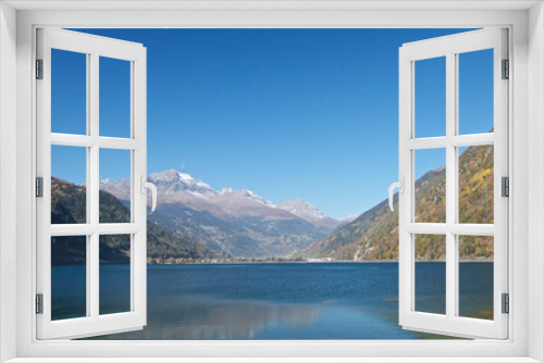 Fototapeta Naklejka Na Ścianę Okno 3D - Lago di Pontresina - Svizzera