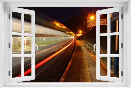 Fototapeta Naklejka Na Ścianę Okno 3D - blaenau ffestiniog railway station