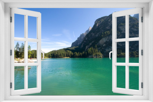 Fototapeta Naklejka Na Ścianę Okno 3D - Pragser Wildsee - Dolomiten - Alpen