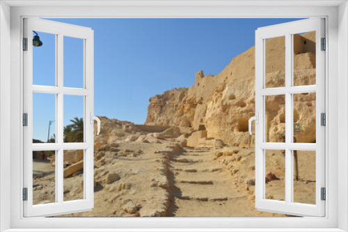 Fototapeta Naklejka Na Ścianę Okno 3D - Picture of the Temple of Prophecies that Alexander the Great erected in Siwa Oasis. Egypt