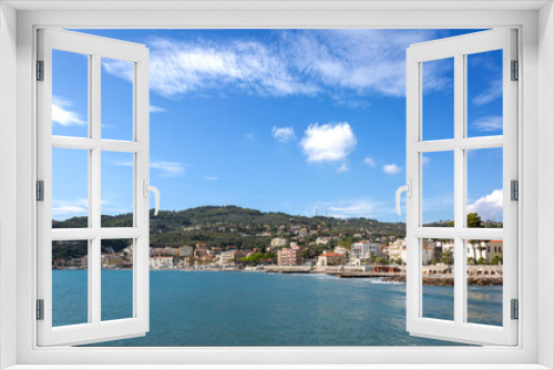 Fototapeta Naklejka Na Ścianę Okno 3D - View od Diano Marina, Imperia, Liguria, Italy