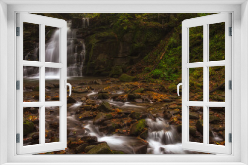 Fototapeta Naklejka Na Ścianę Okno 3D - Wodospad Wielki w Obidzy