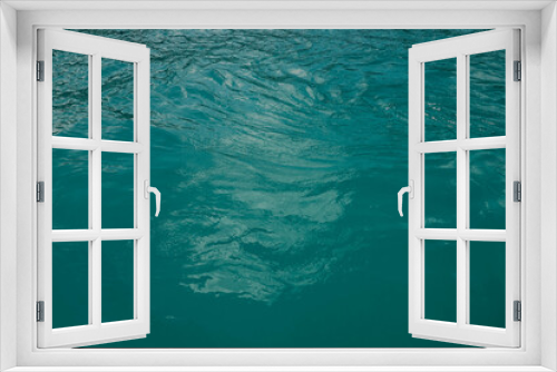 Fototapeta Naklejka Na Ścianę Okno 3D - turquoise blue sea surface