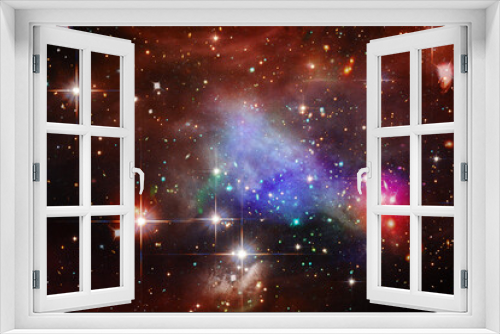 Fototapeta Naklejka Na Ścianę Okno 3D - Beautiful universe. Galaxies and stars. The elements of this image furnished by NASA.