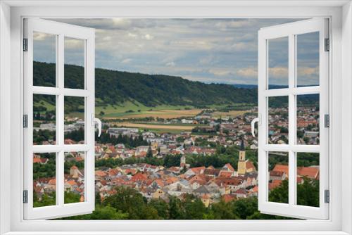 Fototapeta Naklejka Na Ścianę Okno 3D - beautiful summer view of nature in bavaria city kelheim
