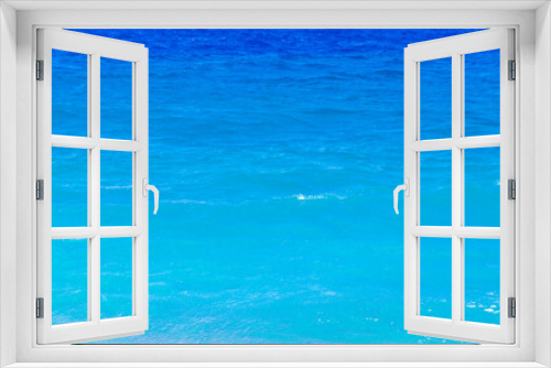 Fototapeta Naklejka Na Ścianę Okno 3D - Elli beach texture of blue turquoise clear water Rhodes Greece.