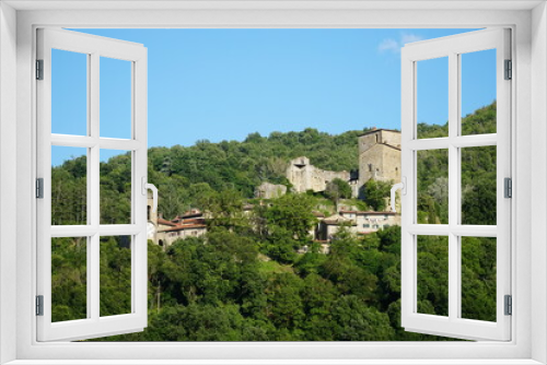 Fototapeta Naklejka Na Ścianę Okno 3D - Castel san Niccolo