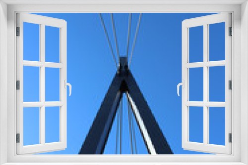 Fototapeta Naklejka Na Ścianę Okno 3D - Brücken Konstruktion