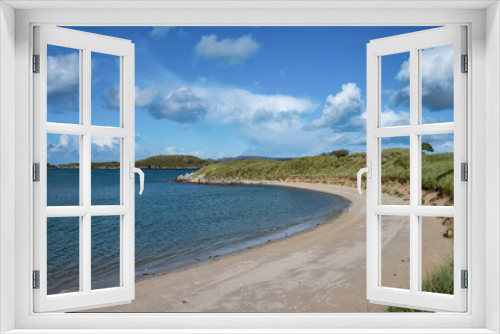 Fototapeta Naklejka Na Ścianę Okno 3D - Remote Irish Sandy Beach