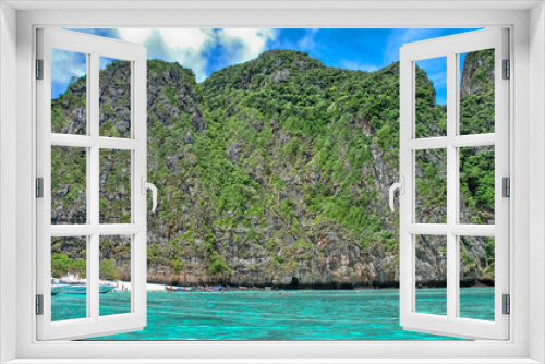 Fototapeta Naklejka Na Ścianę Okno 3D - Beautiful seascape of Phi Phi Island - Thailand