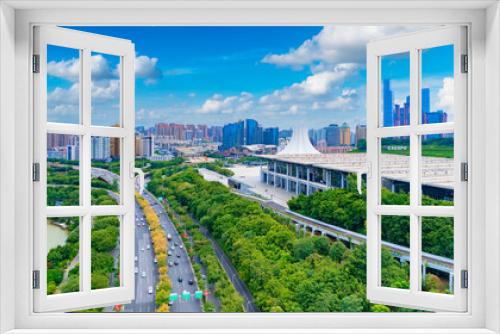 Fototapeta Naklejka Na Ścianę Okno 3D - Urban scenery of Nanning, Guangxi