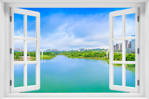 Fototapeta Naklejka Na Ścianę Okno 3D - Wuxiang Lake Park, Nanning, Guangxi