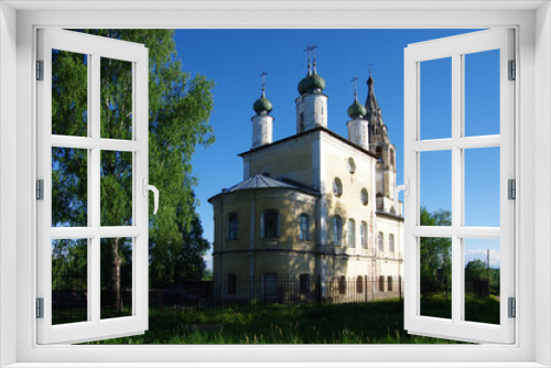 Fototapeta Naklejka Na Ścianę Okno 3D - Tutaev, Russia - May, 2021: Spaso-Archangel Church in the city of Tutaev