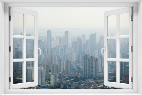 Fototapeta Naklejka Na Ścianę Okno 3D - SAO PAULO BRAZIL CITY AERIAL VIEW. High quality photo