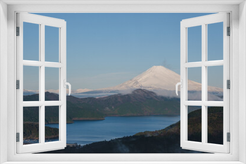Fototapeta Naklejka Na Ścianę Okno 3D - 箱根からの富士山