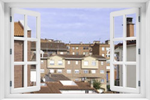 Fototapeta Naklejka Na Ścianę Okno 3D - Housing Landscape