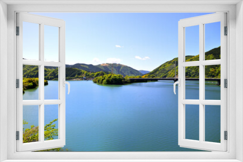 Fototapeta Naklejka Na Ścianę Okno 3D - 丹沢湖 神奈川県山北町の風景