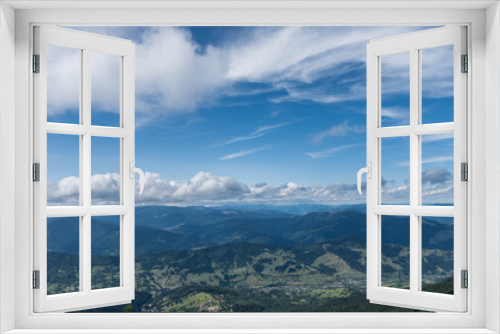 Fototapeta Naklejka Na Ścianę Okno 3D - View from Mountains