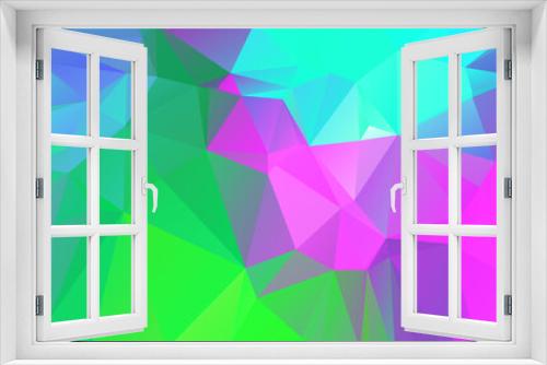 low poly geometric Background with abstract pattern made of purple geometric shapes