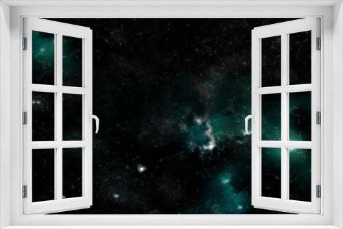 Fototapeta Naklejka Na Ścianę Okno 3D - Space background