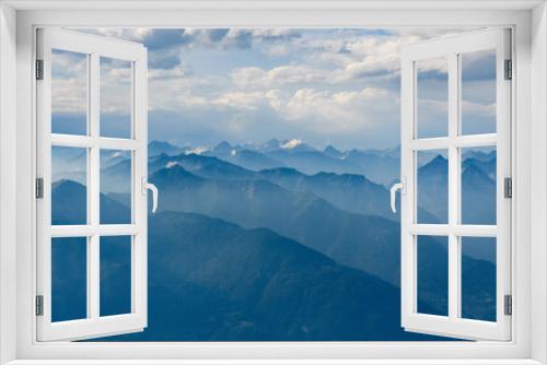 Fototapeta Naklejka Na Ścianę Okno 3D - Alpen