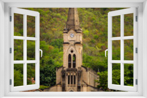 Detalhe da Cidade de Goiás (Goiás Velho) com Igreja Nossa Senhora do Rosário ao fundo.