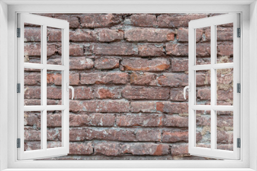 Fototapeta Naklejka Na Ścianę Okno 3D - brick wall texture. brick wall close up. background bricks