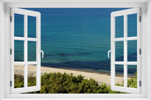 Fototapeta Naklejka Na Ścianę Okno 3D - Li Junchi beach and crystal water in Sardinia