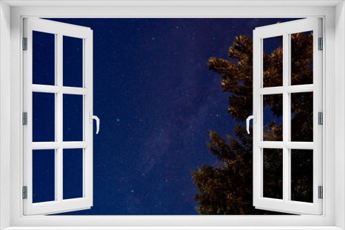 Fototapeta Naklejka Na Ścianę Okno 3D - Milky way and stars