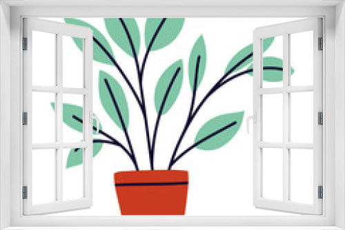 Fototapeta Naklejka Na Ścianę Okno 3D - nice plant illustration