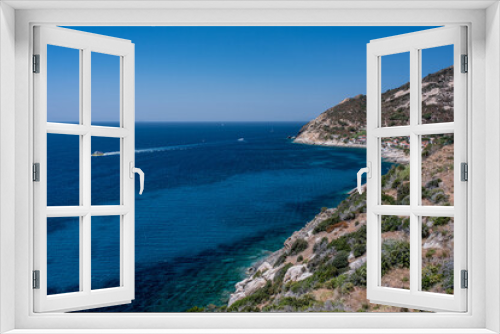 Fototapeta Naklejka Na Ścianę Okno 3D - Isola d'Elba, veduta pamoramica