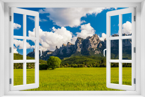 Fototapeta Naklejka Na Ścianę Okno 3D - Montserrat